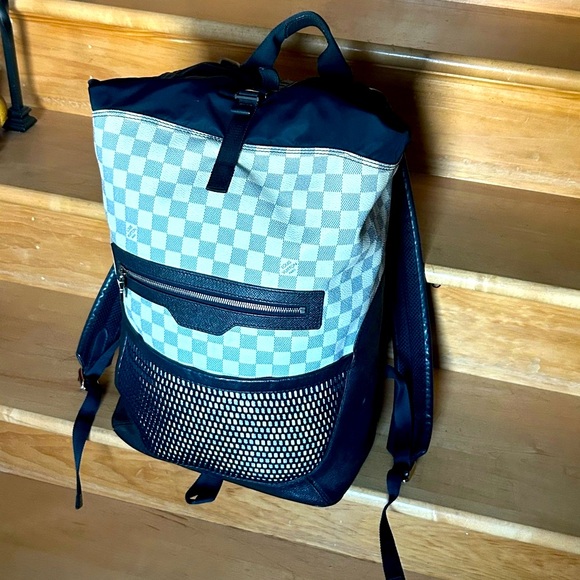 🦁 Louis Vuitton LV Damier Azur Backpack - Picture 14 of 16
